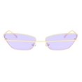 thumbnail image 2 of de de pierna Tonos de moda, 400, 6 patrones Lente Colcomx Gafas de sol de ojo de gato para hombres, 2 of 8