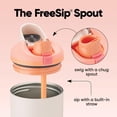 thumbnail image 2 of Vaso Owala FreeSip de acero inoxidable, 180 ml, color naranja/marrón, 2 of 6