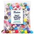 thumbnail image 6 of Salt Water Taffy Asorted Mix, Individually Wrapped - 1 Pound Bag - Saltwater Taffy Bulk Candy Individually Wrapped - Old Fashioned Retro Candy - Soft and Chewy, Party Favor, Gluten Free, 6 of 11