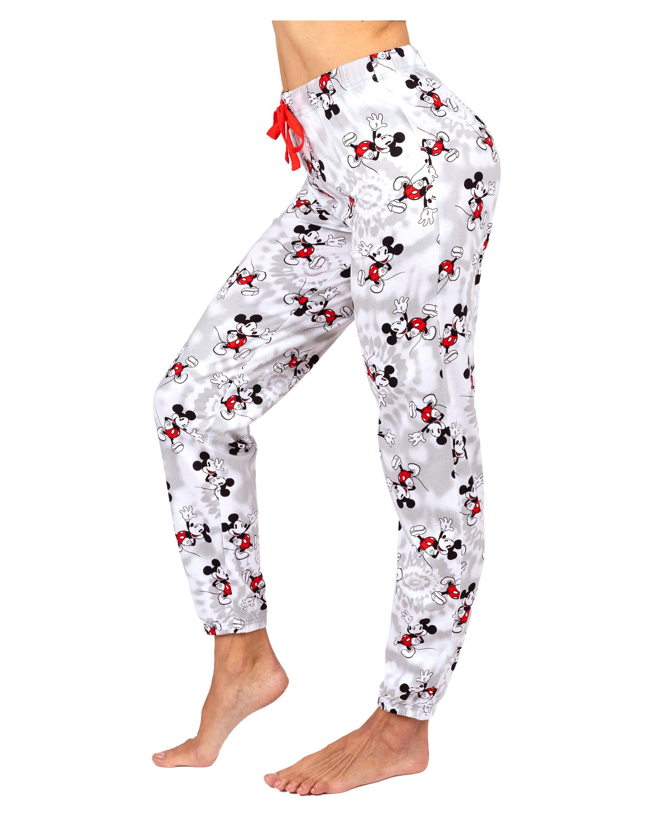 Disney Mickey Mouse Womens Pajama Pants, Sleepwear Bottoms, Classic Mickey, Size: M - image 2 of 5