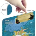 thumbnail image 4 of FMSHPON Colorful Space Unicorn Clipboard Hardboard Wood Nursing Clip Board and Pull for Standard A4 Letter 13x9 inches, 4 of 5