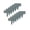 Gray, variant on Luckky Imitation Stone Garden Fence, Plastic Retaining Edging Border Grey Cobbled Effect Landscape Decor Panels Flower Bed Path Lawn Outdoor Picket Yard Grass Edge(12pcs)