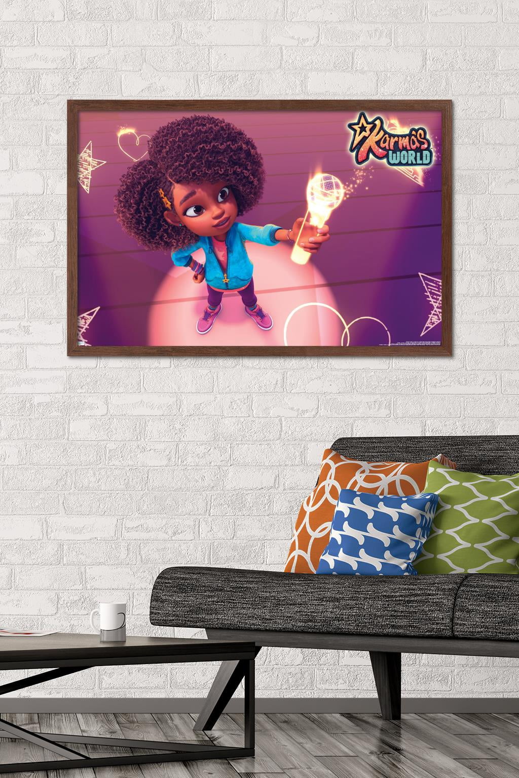 Karma's World - Karma Wall Poster, 22.375" x 34", Framed