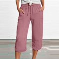thumbnail image 1 of WILLBEST Pantalones Casuales de Mujer, de Moda, de Pierna Recta, de Cintura Alta, Deportivos, Holgados, para Uso Diario. Mediana, 1 of 4