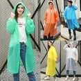 thumbnail image 1 of Veste Imperméable UK en PVC Transparent Imperméable Manteau de Pluie Poncho à Capuche Imperméable Unisexe, 1 of 5