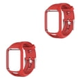 thumbnail image 2 of Maytalsory Silicone Wristband Strap For 2 3 Runner 2 3 Spark 3 GPS Watch red 2Set, 2 of 6