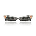 thumbnail image 1 of Headlight Assembly - Compatible/Replacement for '18-20 Hyundai Elantra GT Hatchback - Halogen - Pair, Left Driver + Right Passenger Set - 92102G3040, 92101G3040, 1 of 2