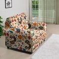 thumbnail image 3 of XYZCANDO Pumpkin Turkey Stretch Armchair Sofa Slipcover for 1 Cushion Couch, 1-Piece Couch Sofa Cover Furniture Protection Soft with Elastic Bottom for Kids, Pets, 3 of 6