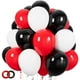 thumbnail image 1 of Globos ASIYUHY de látex rojo, negro y blanco, 30 cm, paquete de 100, 1 of 7