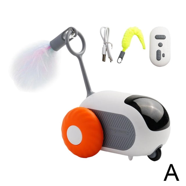 Smart Sports Car Remote Control Electric Cat Toy Self-Entertainment Small Mouse Cat Stick Cat Pet