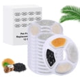 thumbnail image 3 of Graflsoa 12-Pack Round Cat Fountain Filters with Coconut Shell Activated Carbon & Ion Exchange Resin for Fresh, Clean Water, 3 of 6