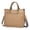 khaki, variant on Women's Shoulder Bag,Handbags,Tote Zipper Purse Top-handle Satchel Bags Ladies