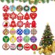 thumbnail image 2 of Yuarrent 30 unids/set fácil de colgar pintura de diamantes colgante de árbol de Navidad pintura de diamantes Navidad Kits de decoración para fiestas, 2 of 6