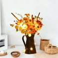 thumbnail image 6 of Decorative Fall Floral Arrangements, Artificial Silk Flower Bouquets in Vase for Autumn Harvest Halloween Thanksgiving Table Ornament, 6 of 6