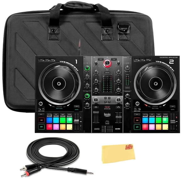 Controlador de DJ Hercules DJControl Inpulse 500 MK2 con funda