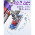 thumbnail image 3 of Aspirador inalámbrico Coovy SU7 580W 45Kpa 75min Runtime, 3 of 9