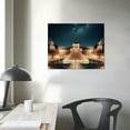 thumbnail image 4 of Nawypu Louvre Pyramid at Night Art Canvas Print Wall Art Home Wall Decor Canvas -MADE TO ORDER- Ready to Hang Canvas Framed, 4 of 6