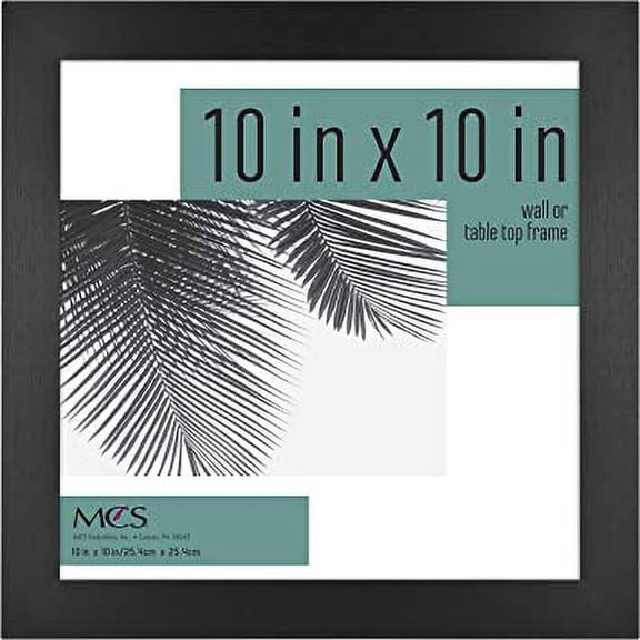 MCS Industries Studio Gallery Frame, Black Woodgrain, 10 x 10 in, Single