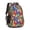 Colorful Butterfly Pattern, variant on Butterfly and Multicolor White Pattern Cute School Backpack Bag with Padded Back and Adjustable Shoulder Straps 16.9 X 12.6 X 5.9 Inches