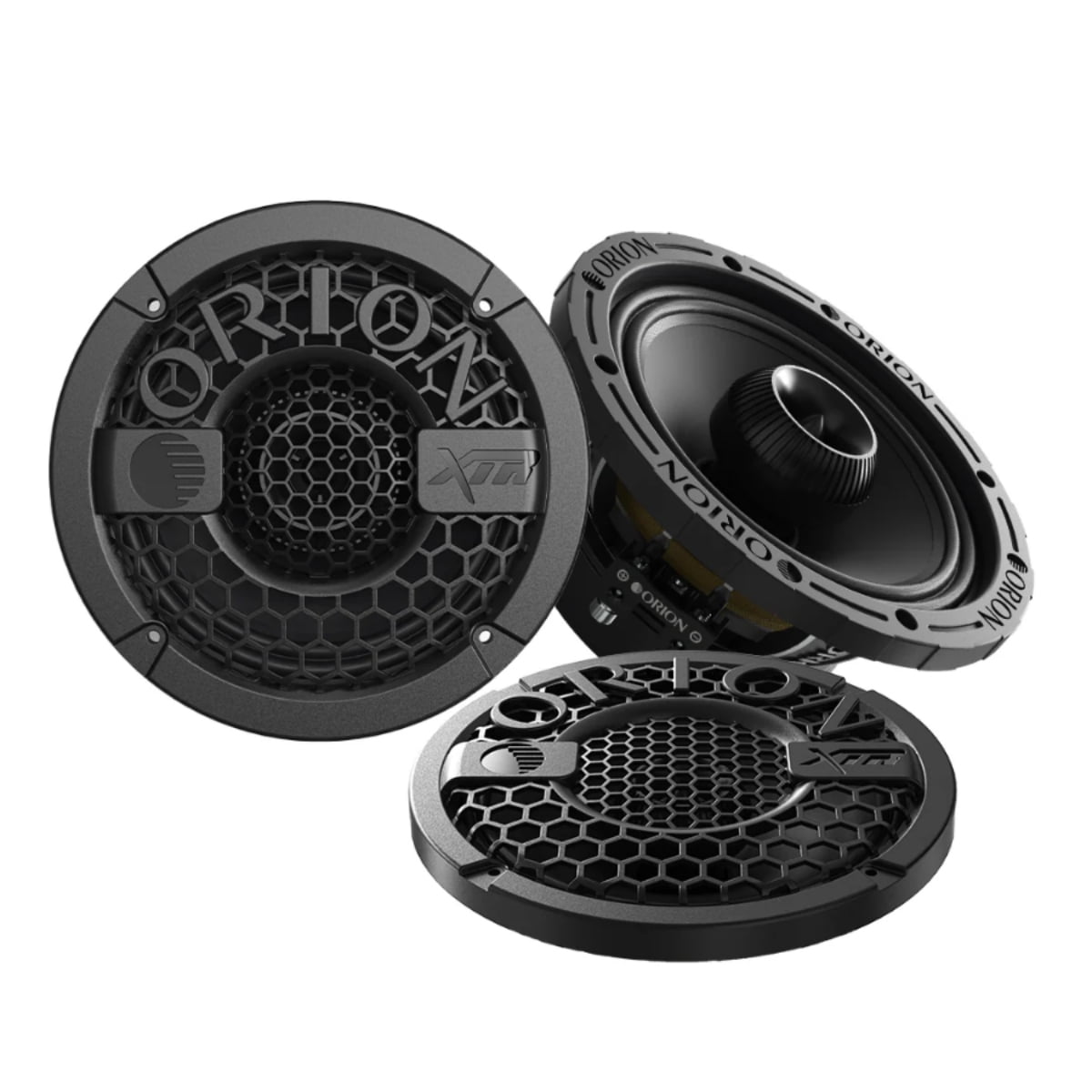 Orion XMT65.4 6.5" 1400W Max 4-Ohm Water-Resistant Midrange Speakers (Pair)