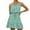 Green, variant on Fesfesfes Spring Dresses for Women Off Shoulder Strapless Sleeveless Dress Floral Print Casual Dress Beach Boho Dress