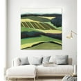 thumbnail image 3 of Giant Art 84x84 Green Landscape Fine Art Giant Canvas Print in Yellow, 3 of 3