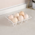 thumbnail image 3 of Egg Skelter Modern Dispenser Rack -Freestanding Wire Chicken Egg Storage Organizer Display Holder Basket for Countertop Kitchen, 3 of 7