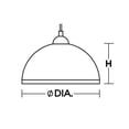 thumbnail image 3 of AFX  Otis 10" Pendant Satin Nickel Satin Nickel, 3 of 4