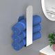 thumbnail image 4 of Xiao Hua Toallero - Barra para toallas - Barra autoadhesiva para toallas de baño fijada a la pared - Acero inoxidable SUS 304 cepillado - Plata, 4 of 5