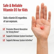 Nordic Naturals Vitamin D3 Gummies Kids، 400 IU، Vegetarian، Non-GMO 120 Ct