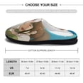 thumbnail image 2 of Mens Cozy Slippers Spirited Away Warm Soft Plush Slipper Slip-on House Shoes for Home Indoor Outdoor, 2 of 7