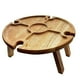 thumbnail image 3 of Greeniant de pícnic plegable de para vino al aire libre con soporte de vidrio 2 en 1, estante para copas de vino, plegable de pícnic Kits de desorden para acampar 30*16 CM Greeniant OD001451-01B, 3 of 6