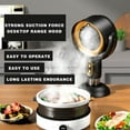 Ke1Clo Portable Range Hood with 2 Speed Exhaust Fan, Portable Exhaust Fan with Quiet Operation