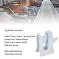 thumbnail image 4 of 5Pcs Heavy Duty Farm Gate Latch, Thickened Galvanized Steel Fence Gate Latch for Metal Gates Livestock Cattle Gate Latches Gate Hardware for Horse Corrals Ranches, 4 of 7