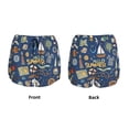 thumbnail image 3 of Balery Marine Nautical Pantalones cortos deportivos para mujer con forro y dos bolsillos, elásticos, para entrenamiento, gimnasio, yoga-Large, 3 of 7