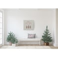 thumbnail image 3 of 20" x 14" Simply Daisy Merry Christmas with Holly Polyester Accent Pillow, Christmas Green Qty 1, 3 of 3