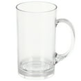 thumbnail image 4 of FRCOLOR Chope à Bière Transparente en Acrylique Durable Design Rétro avec Poignée 660ml, 3.35"X3.35"X5.98 Pouces, 4 of 4