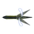 thumbnail image 3 of Fishing Lure Fishing Lures Propeller Heart Two Segments Body Wide Target Fish 13.5*4cm 1pc ABS+Metal Catch Perch, 3 of 10