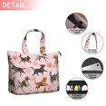 thumbnail image 2 of Dogs with Pioneer Flower Travel Tote Bags for Women Carry On,Large Weekender Bags for Women Travel,Multi Functional Duffle Bag for Work,Shopping,Sports, 2 of 5