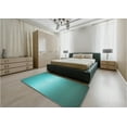 thumbnail image 4 of Ahgly Company Indoor Rectangle Patterned Dark Cyan Green Area Rugs, 2' x 4', 4 of 6