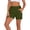 Army Green, variant on Miluxas Womens Hiking Shorts Sport Casual Stretch Golf Shorts with Zipper Pockets Black S(S)