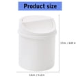 thumbnail image 5 of BQBQERT Portable Desk Trash Bin With Lid Simple Design Small Trash Bin with Lid Storage Holder For Efficient Storage, 5 of 16