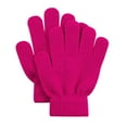 thumbnail image 3 of Naierhg 1 Pair Children Gloves Full Fingers Washable Comfortable to Wear Elastic Windproof Acrylic Thermal Mittens Rose Red, 3 of 8