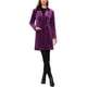 thumbnail image 2 of ABRIGO DE MUJER INSPIRE CHIC Terciopelo Solapa Doble Botonadura Manga Larga Abrigos de Invierno S Púrpura, 2 of 6