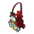 thumbnail image 2 of Bolsa de dulces navideña creativa Bolsa de regalo para Bolsa de tela de fieltro para de Año Nuevo Monigote de nieve Sunnimix Bolsa de merienda de dulces navideños, 2 of 6