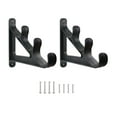 thumbnail image 1 of Almencla 2 Pcs Fishing Rod Storage Rack Wall Mounted Portable 3 Layers Fishing Rod Holder Black, 1 of 8