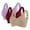 Purple, variant on Womens 3 Pack Sports Bras Push up Bralette Bra Cozy Wireless Underwear for Women Cozy, Size XXL