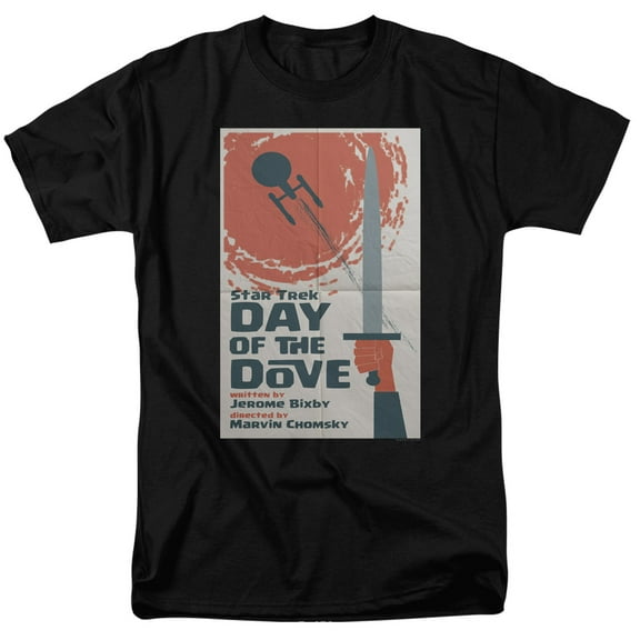 Star Trek Tos Episode 62 Adult 18/1 T-Shirt Black