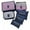 Navy, variant on Clothing Underwear Shoes Storage Bag Luggage Bag Travel Bag Six-piece Open Spaces Storage Closet Shelf Storage Tote Bag Linen Closet Storage Storage Cubes Organizer Dress Organizers And Storage
