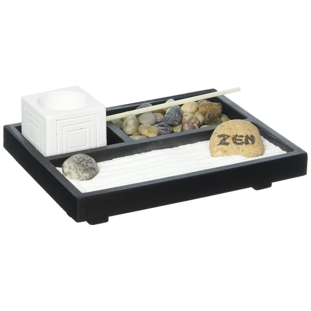 Kit decorativo de jardín Koehler 13053, mesa zen, 18 cm, color beige